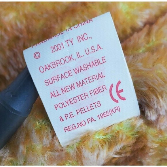 Vintage TY Beanie Baby Jingle Pup 2001 Christmas Puppy 7'' Stocking Stuffer - Picture 8 of 8